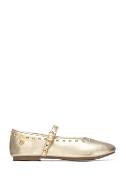 XTI Kids Bailarina metalizada hebilla^Niños Zapatos