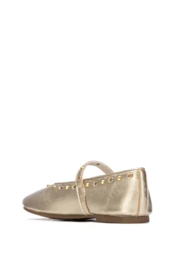 XTI Kids Bailarina metalizada hebilla^Niños Zapatos