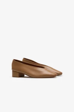 Cortefiel Bailarina tac&oacute;n piel^Mujer Bailarinas