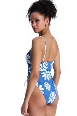 Roxy Ba&ntilde;ador ajustable lazos flores^Mujer Baño