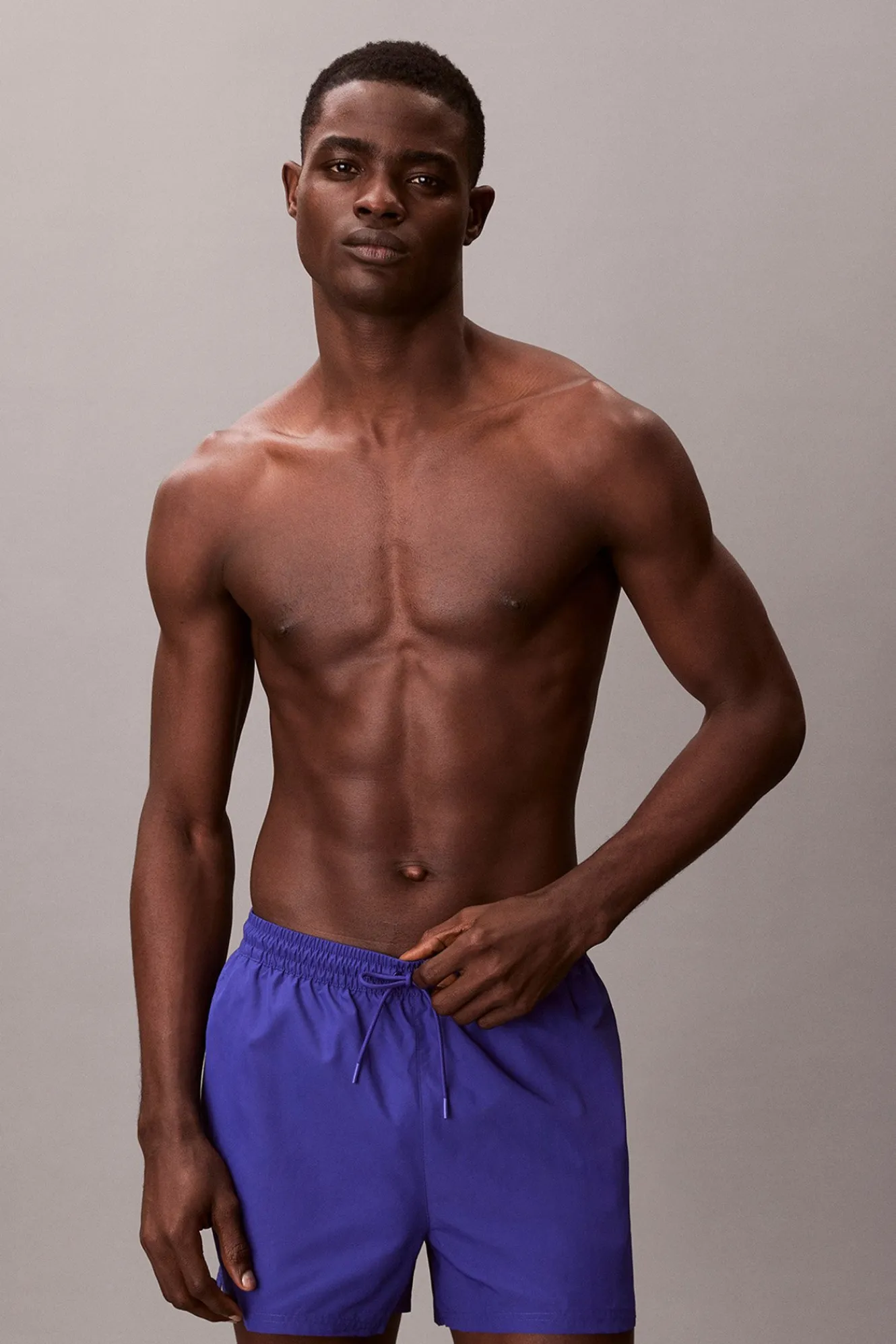 Calvin Klein Ba&ntilde;ador corto cord&oacute;n logo^Hombre Baño