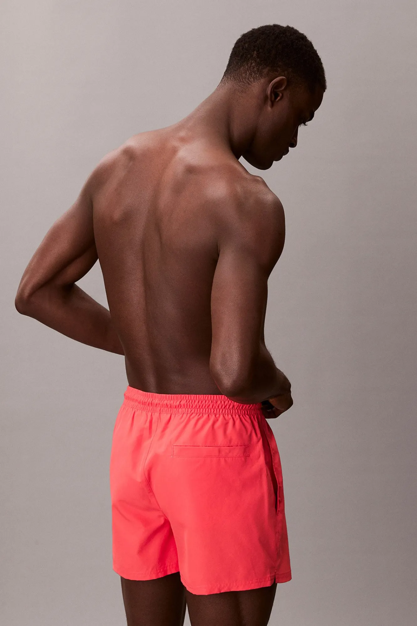 Calvin Klein Ba&ntilde;ador corto cord&oacute;n logo^Hombre Baño