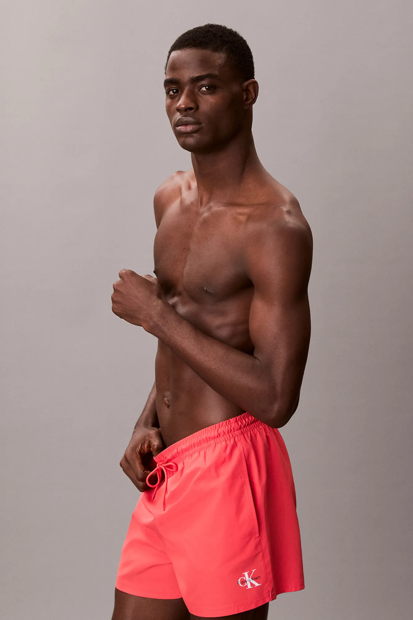 Calvin Klein Ba&ntilde;ador corto cord&oacute;n logo^Hombre Baño