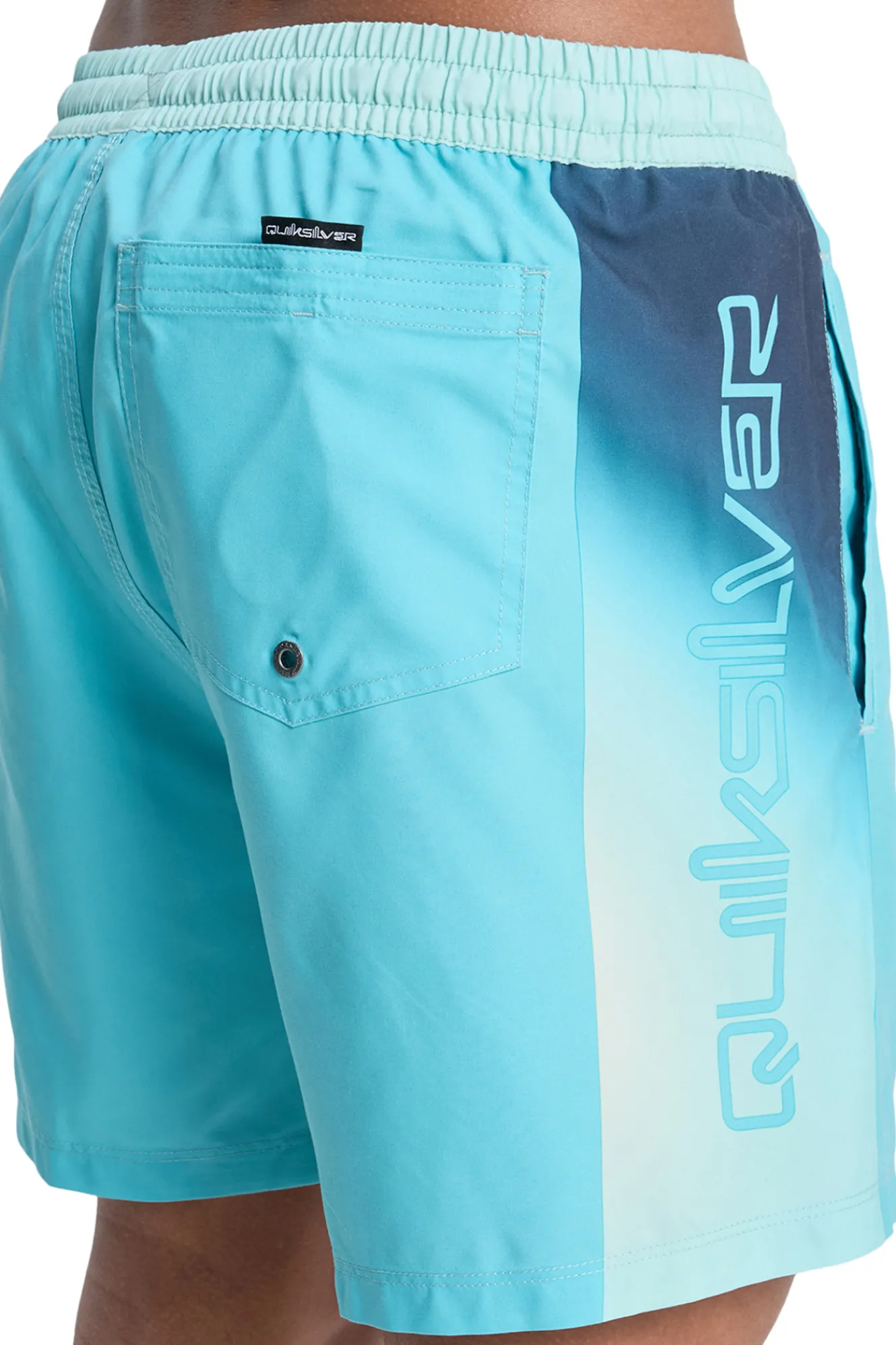 Quiksilver Ba&ntilde;ador corto logo lateral^Hombre Baño