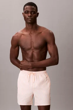 Calvin Klein Ba&ntilde;ador largo medio rayas cord&oacute;n^Hombre Baño