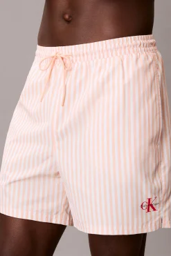 Calvin Klein Ba&ntilde;ador largo medio rayas cord&oacute;n^Hombre Baño