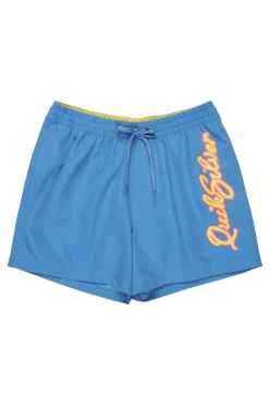 Quiksilver Ba&ntilde;ador liso logo lateral^Hombre Baño