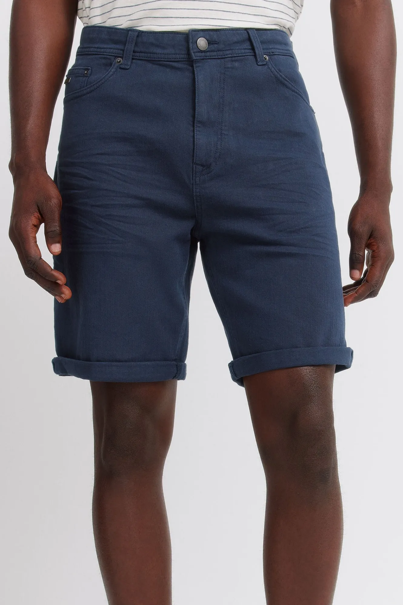 Springfield Bermuda 5 bolsillos color lavada slim fit^Hombre Bermudas|Pantalones