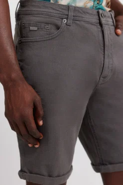 Springfield Bermuda 5 bolsillos color lavada slim fit^Hombre Bermudas|Pantalones