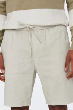 Only & Sons Bermuda de lino^Hombre Lino|Bermudas