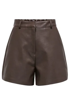 Only Bermuda de piel vegana^Mujer Pantalones