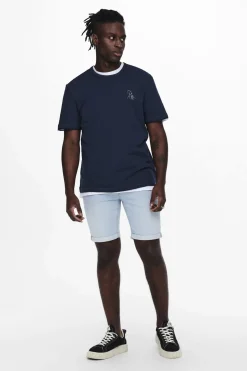 Only & Sons Bermuda denim^Hombre Bermudas|Pantalones