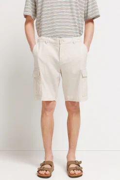 Springfield Bermuda lino carto comfort fit^Hombre Lino|Bermudas