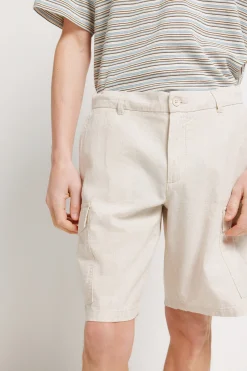 Springfield Bermuda lino carto comfort fit^Hombre Lino|Bermudas