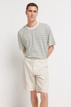 Springfield Bermuda lino carto comfort fit^Hombre Lino|Bermudas