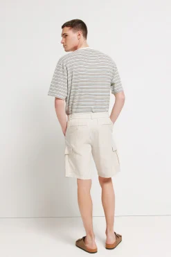 Springfield Bermuda lino carto comfort fit^Hombre Lino|Bermudas