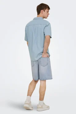 Only & Sons Bermuda vaquera^Hombre Bermudas|Jeans