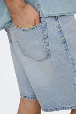 Only & Sons Bermuda vaquera^Hombre Bermudas|Jeans