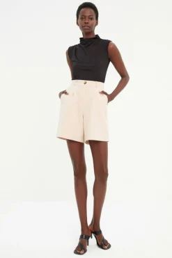 Trendyol Bermudas con botones^Mujer Pantalones