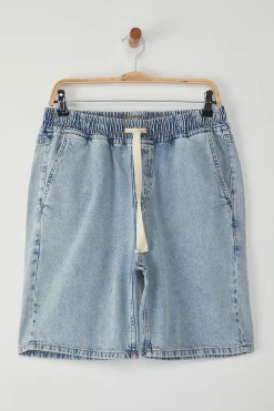 Trendyol Bermudas vaqueras de corte recto^Hombre Bermudas|Pantalones