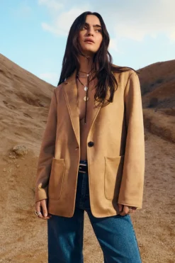 Springfield Blazer antelina^Mujer Chaquetas