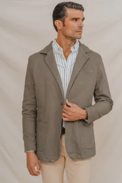 Celopman Blazer Casual Algod&oacute;n^Hombre Cazadoras|Americanas