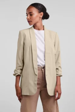 Pieces Blazer con mangas 3/4^Mujer Chaquetas|Basic Bar