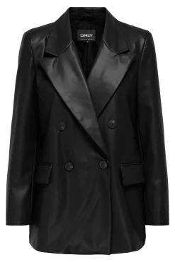 Only Blazer cruzada de piel vegana^Mujer Chaquetas