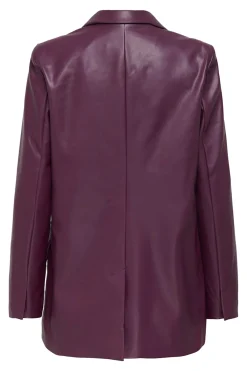 Only Blazer cruzada de piel vegana^Mujer Chaquetas