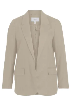 Vila Blazer de lino^Mujer Chaquetas|Lino