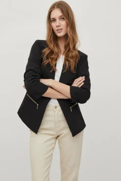 Vila Blazer de mujer entallada^Mujer Chaquetas