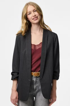 Pieces Blazer de rayas^Mujer Chaquetas