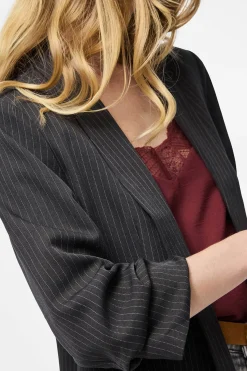 Pieces Blazer de rayas^Mujer Chaquetas