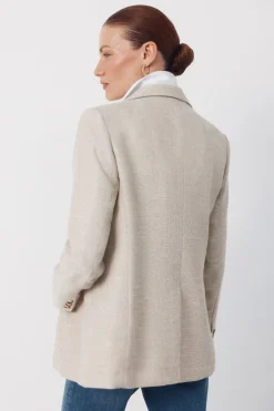 Cortefiel Blazer tejido con textura^Mujer Chaquetas