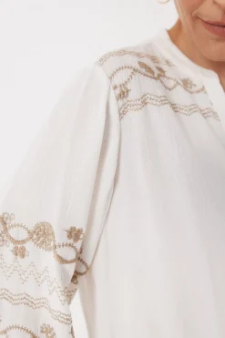 Cortefiel Blusa bordada^Mujer Camisas Y Blusas