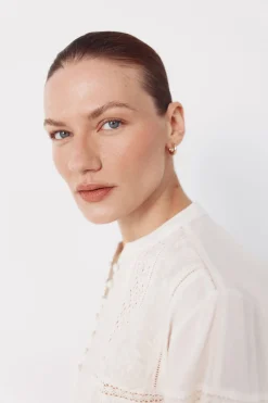 Cortefiel Blusa bordada^Mujer Camisas Y Blusas