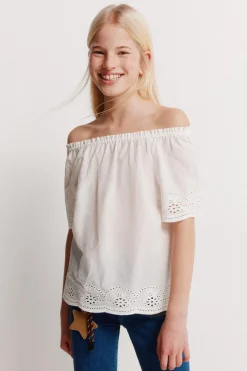 Springfield Kids Blusa bordada ni&ntilde;a^Niños Camisas Y Blusas