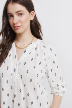 Springfield Blusa bordados lace^Mujer Camisas Y Blusas