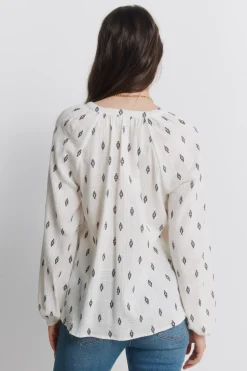 Springfield Blusa bordados lace^Mujer Camisas Y Blusas