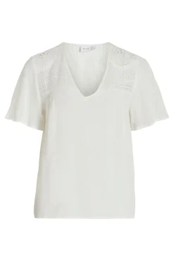 Vila Blusa cuello pico^Mujer Camisas Y Blusas