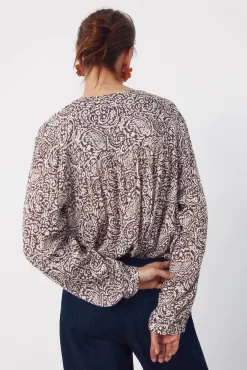 Cortefiel Blusa cuello redondo^Mujer Camisas Y Blusas