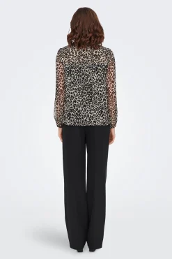 Only Blusa de gasa estampada^Mujer Camisas Y Blusas