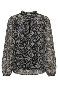 Only Blusa de gasa estampada^Mujer Camisas Y Blusas
