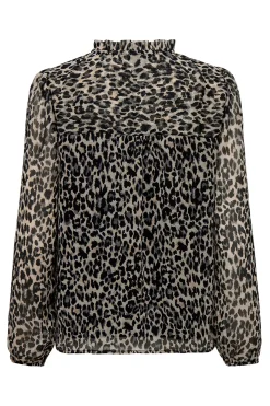 Only Blusa de gasa estampada^Mujer Camisas Y Blusas