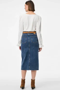 Pieces Blusa de manga larga^Mujer Camisas Y Blusas