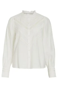 Vila Blusa de manga larga de viscosa^Mujer Camisas Y Blusas