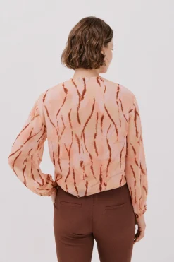 Cortefiel Blusa escote pico^Mujer Camisas Y Blusas