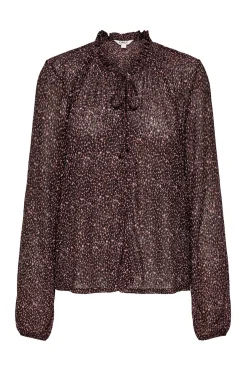 Only Blusa estampada manga larga^Mujer Camisas Y Blusas