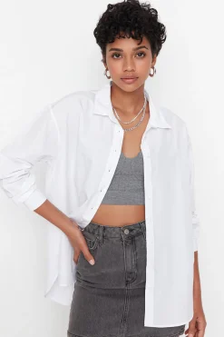 Trendyol Blusa fluida^Mujer Camisas Y Blusas|Basic Bar