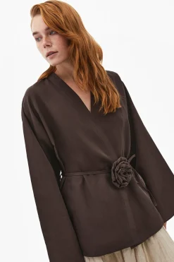 Oxxo Blusa kimono^Mujer Camisas Y Blusas